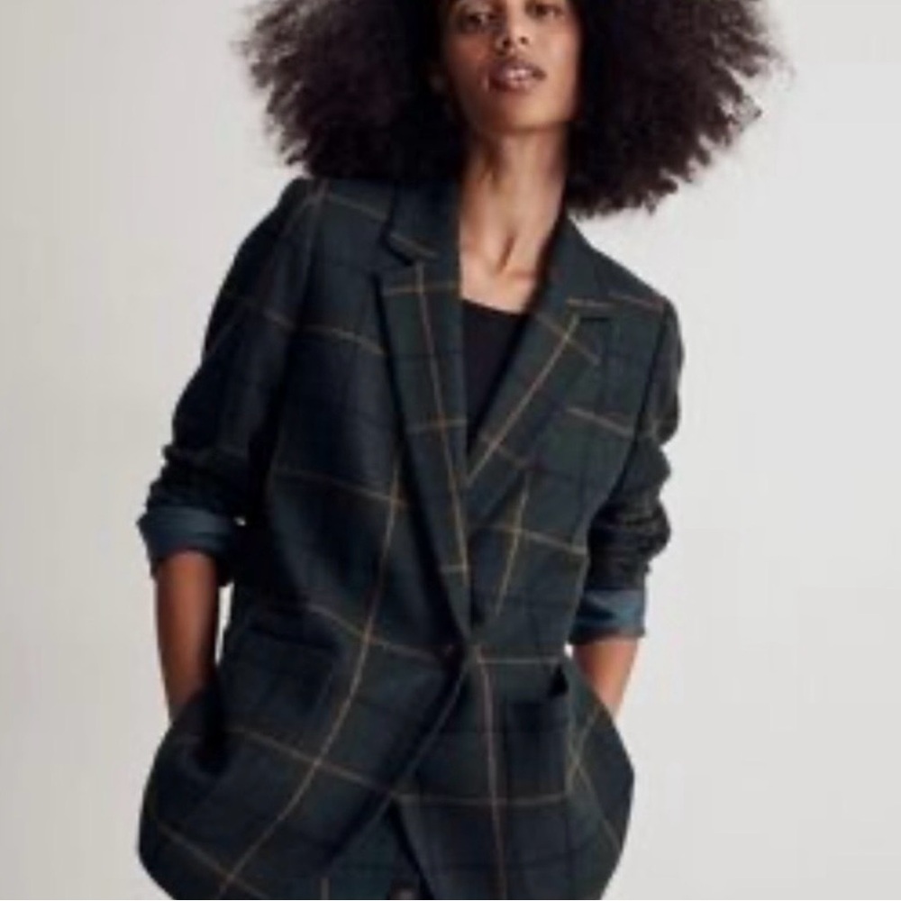 Madewell Larsen Blazer Green Size XL